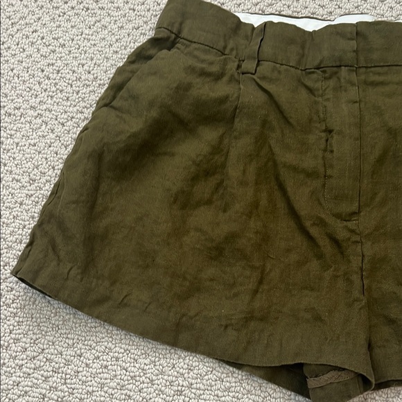 Olive Green Reformation Women's Shorts - Picture 2 of 5
